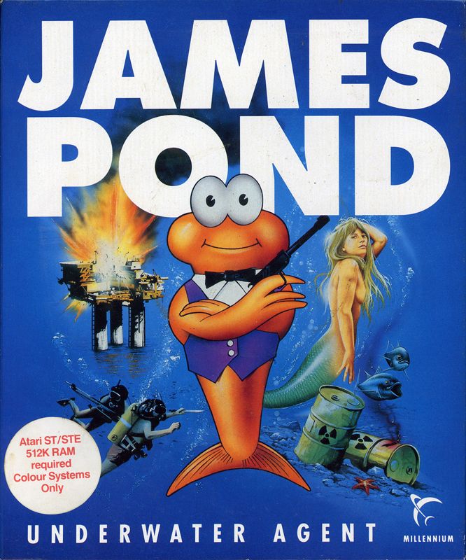 James Pond: Underwater Agent box art for Sega Mega Drive